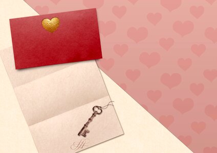 Envelope letters valentine's day photo