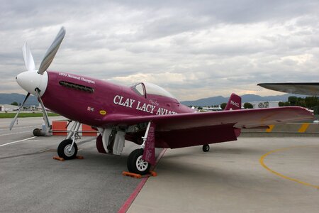 Airport vehicle p-51 mustang