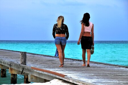 The pier maldives wind photo