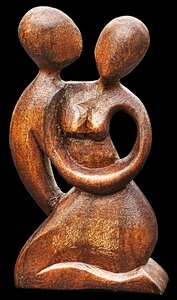 Holzfigur carved art