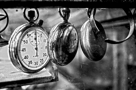 Vintage pocket timepiece photo