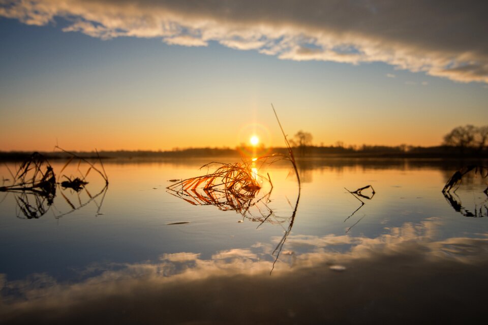 Landscape sun morning light