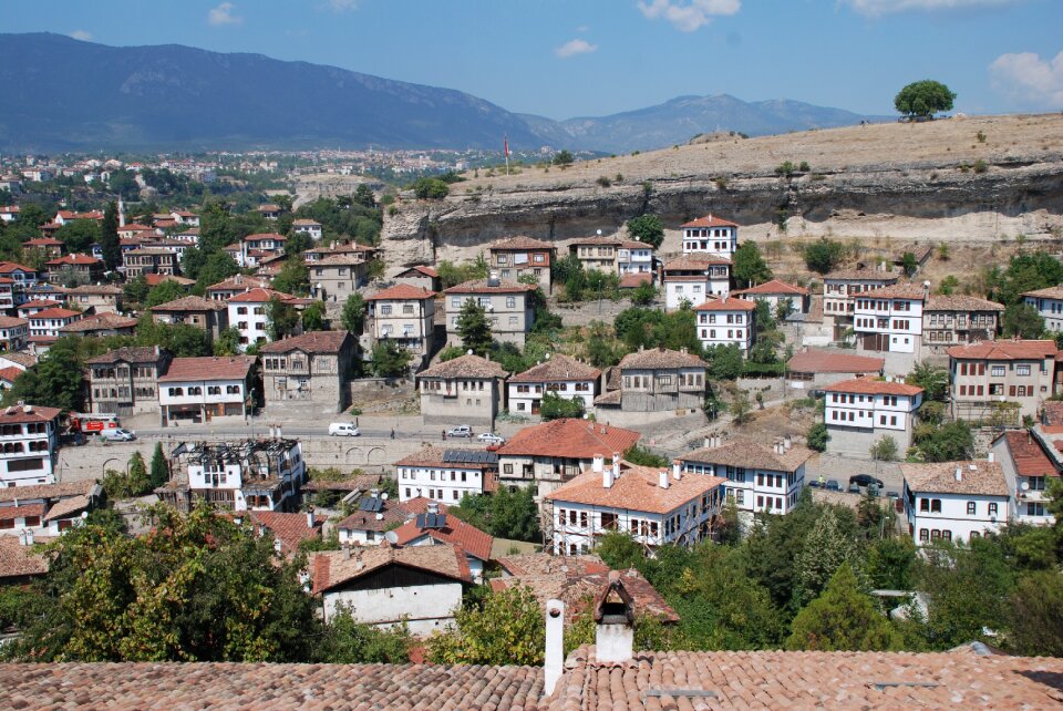 Travel houses of safranbolu panoramic view of safranbolu