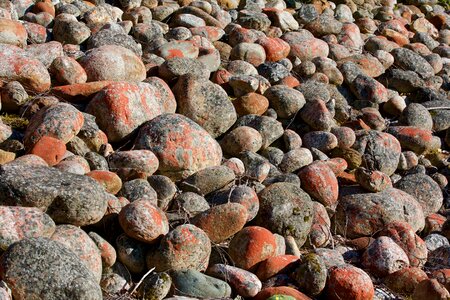 Pebble stones beach photo