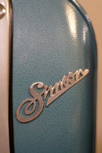 Motor scooter emblem brand