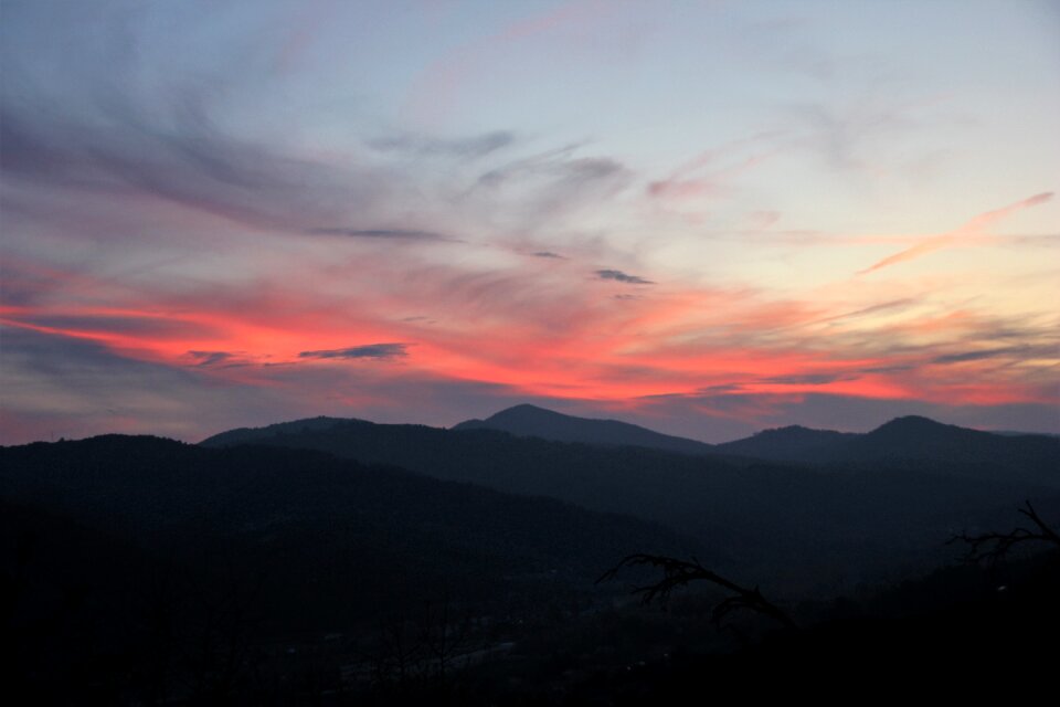 Sun rise colors clouds