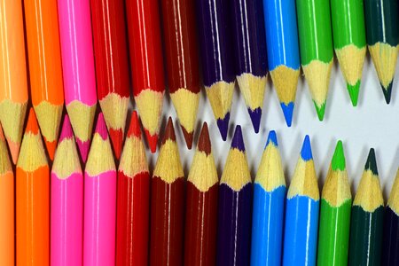 Rainbow pencil multi coloured