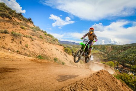 Bike motocross jump