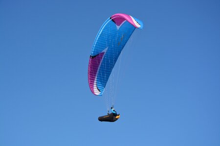 Leisure sports sailing blue sky photo