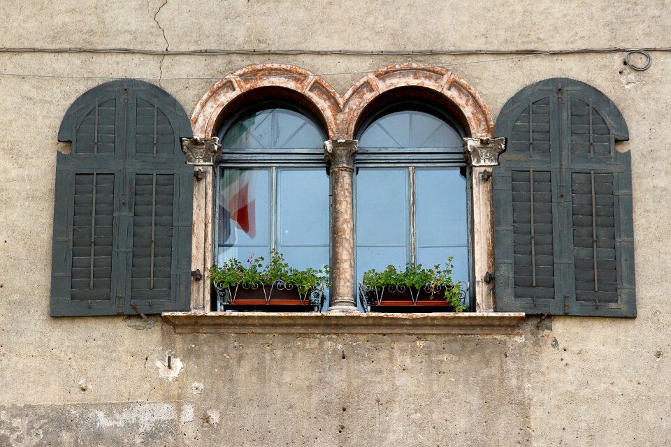 Facade historically weathered