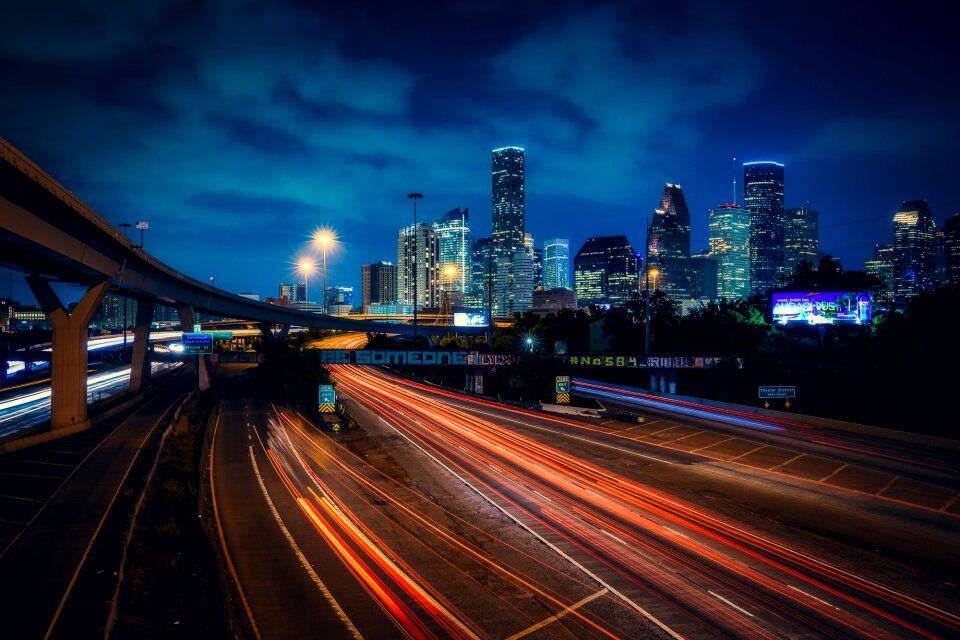 Skyline downtown cityscape photo