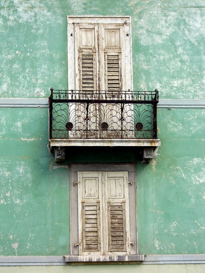 Facade historically weathered