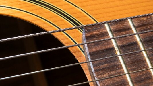 Guitar instrument brown guitar