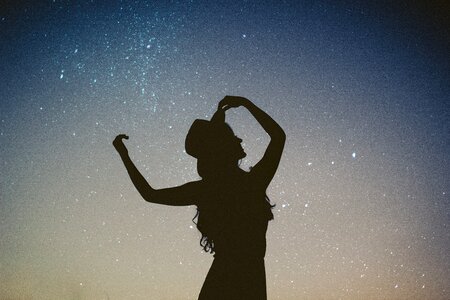 Girl black spark