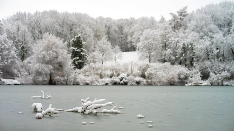 Lake water cold photo