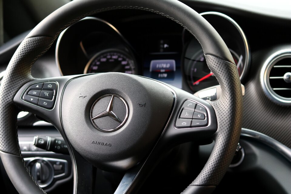Interior dashboard speedometer