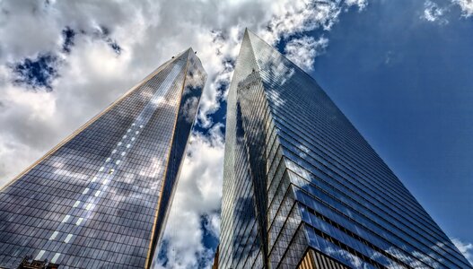 Sky new york building photo