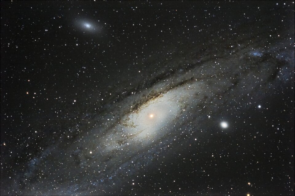 Spiral galaxy space large andromedanebel