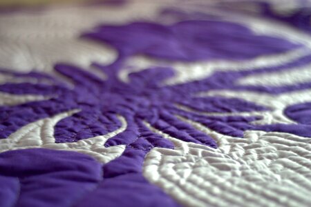 Quilt pattern blanket photo