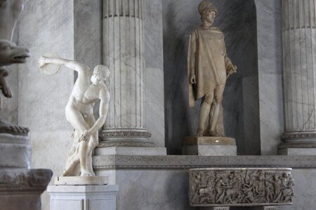 Statue marble italy photo