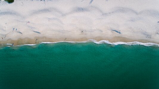Summer aerial people