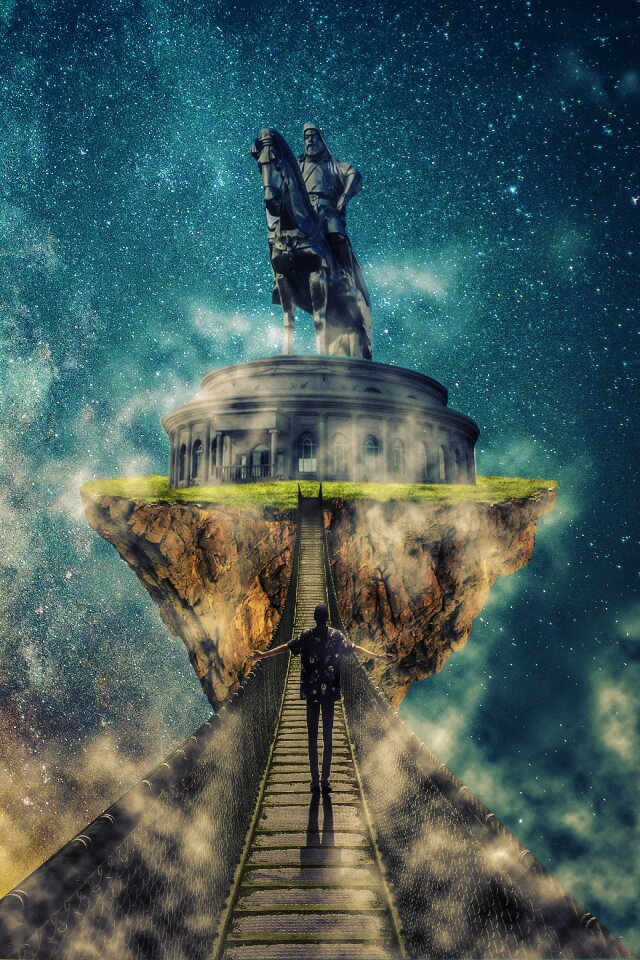 Monument conceptual artistic