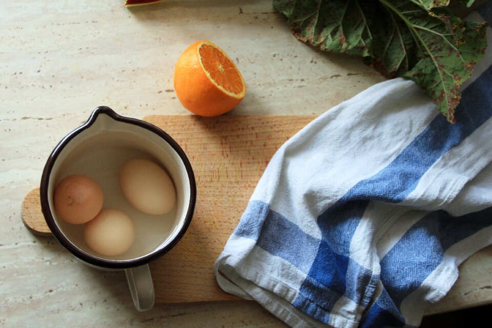 Orange kitchen rubber