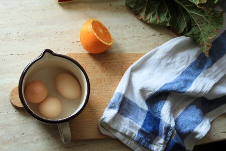 Orange kitchen rubber