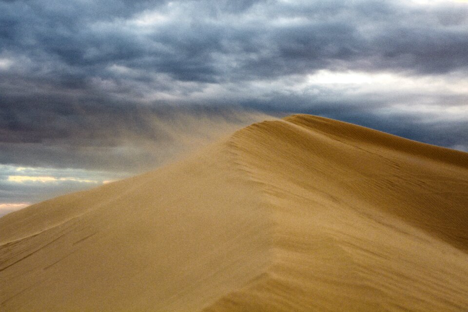 Desert clouds sky
