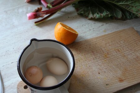 Orange kitchen rubber