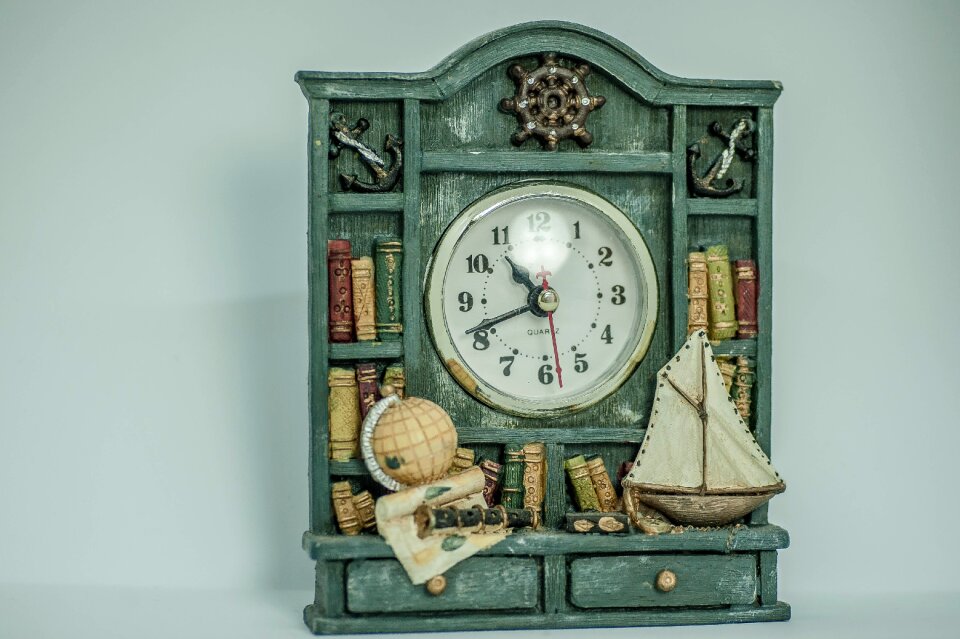 Antique globe sailing vessel