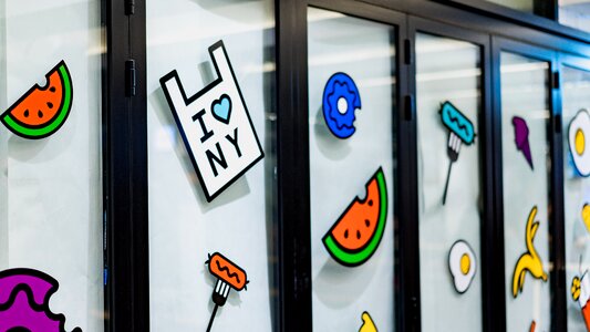 Kitchen cabinet art
