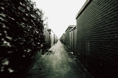 Establishment alley blur photo