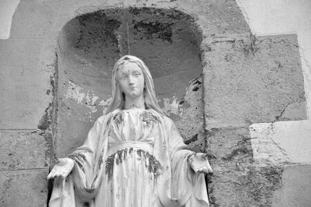 Religious figure mary the gouesnière brittany
