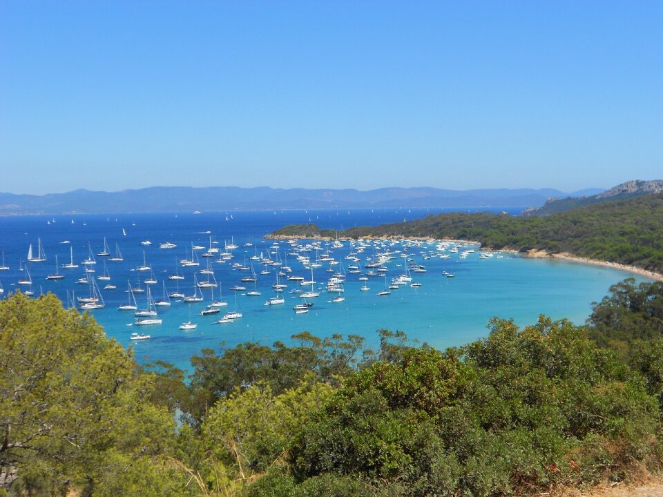 Boats mediterranean sea green