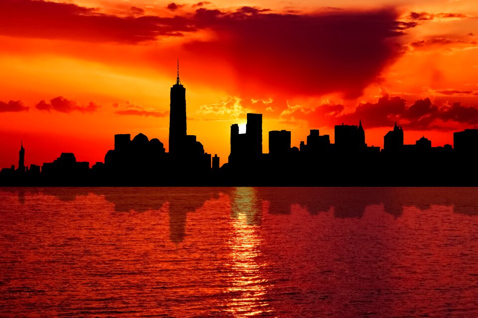 Sunset dusk evening