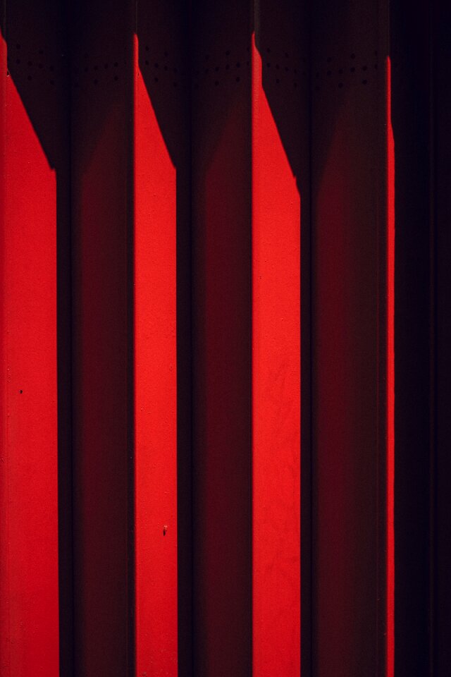 Wall red sunny
