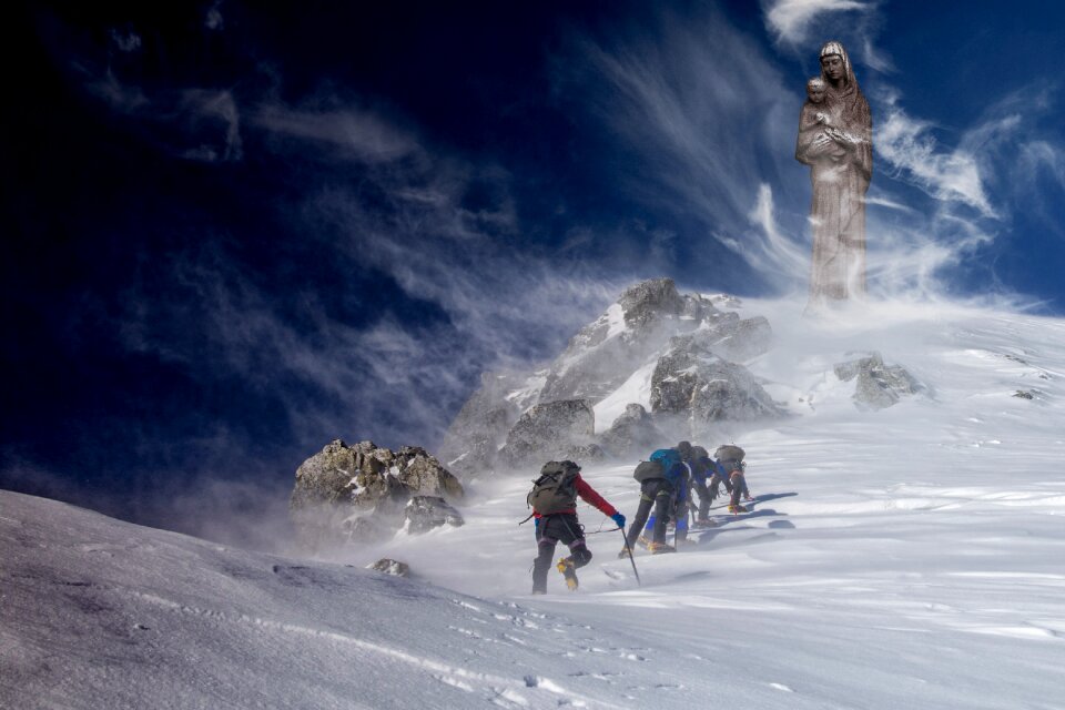 Mountain ice adventure