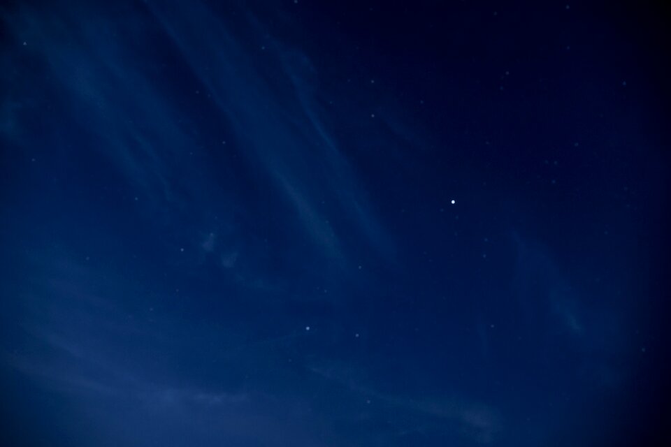 Night constellations stars