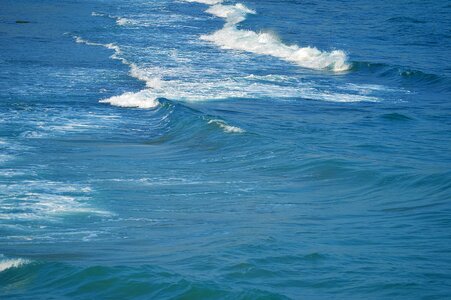 Water blue waves