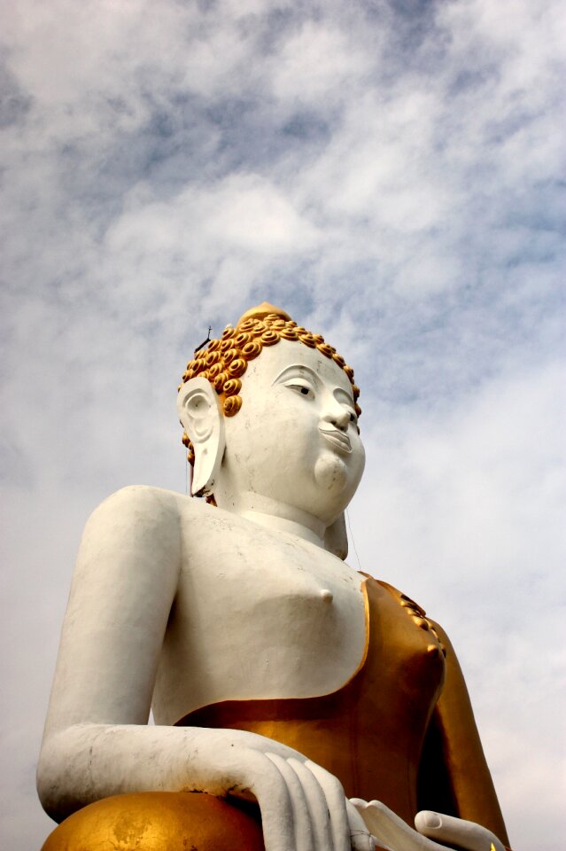 A pilgrimage art statue