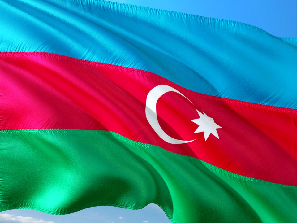 International flag azerbaijan