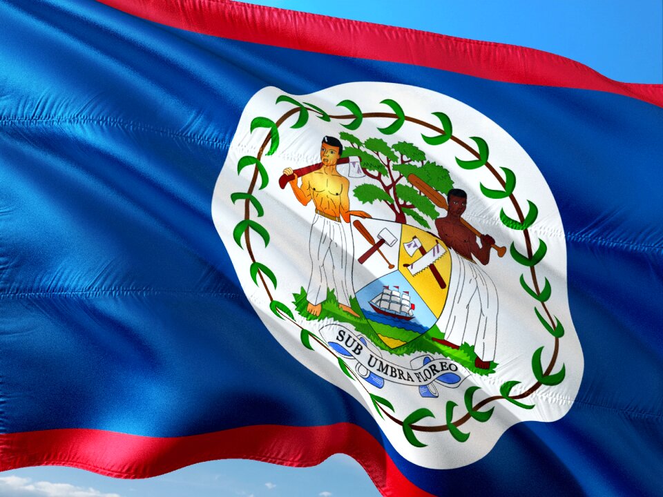 International flag belize