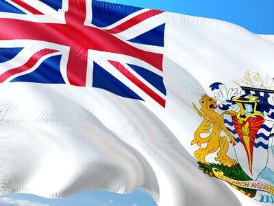 International flag british-antarctic-territory