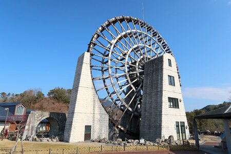 Waterwheel grandma city yamaoka gifu prefecture