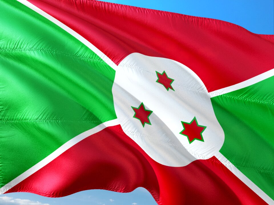 International flag burundi