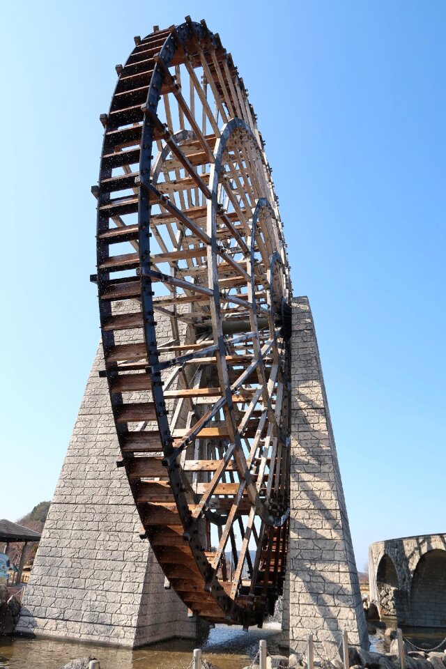 Waterwheel grandma city yamaoka gifu prefecture