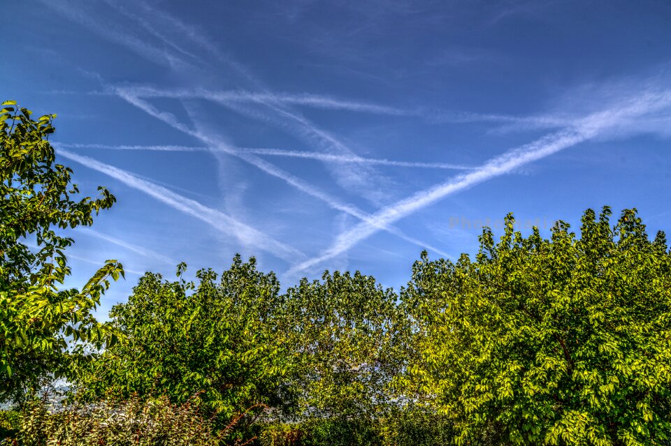 Airplane blue air