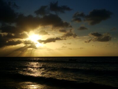 Sunset puerto rico beach