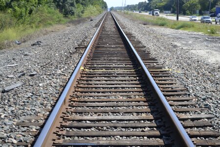 Rail road tracks danger transportation